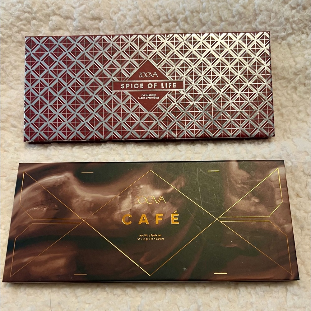 ZOEVA Cafe and Spice of Life Eyeshadow Palettes NEW